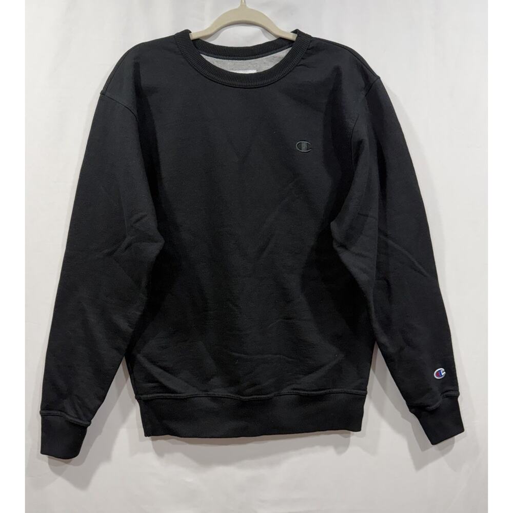 Champion Black Pullover Sweatshirt Medium Sports Outdoors Classic Preppy